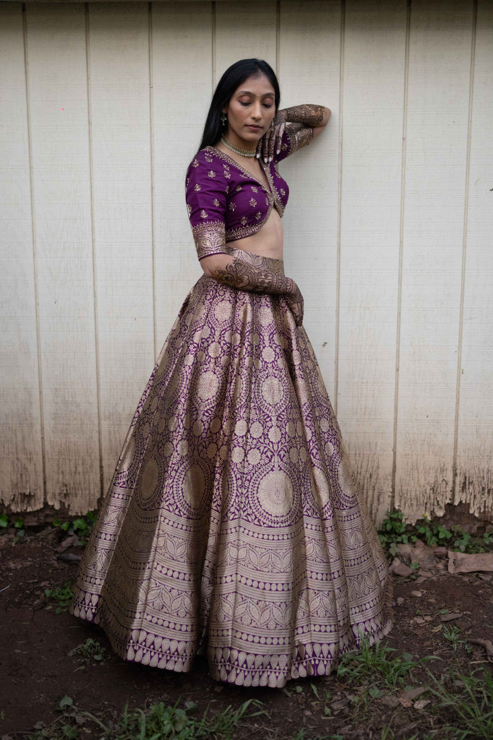 Banarasi ghagra choli best sale