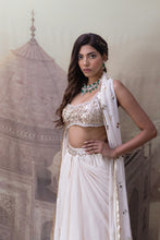 将图片加载到图库查看器,Dhoti Skirt Blouse With Cape