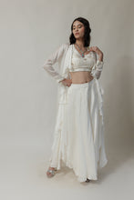 将图片加载到图库查看器,Frill Jacket with Palazzo Pants