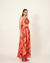 将图片加载到图库查看器,Printed Co-Ord Stitch Saree Dress