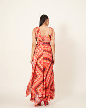 将图片加载到图库查看器,Printed Co-Ord Stitch Saree Dress