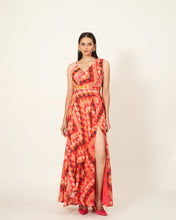 将图片加载到图库查看器,Printed Co-Ord Stitch Saree Dress
