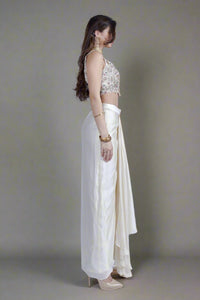 Dhoti Skirt with Cape