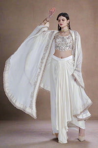 Dhoti Skirt with Cape