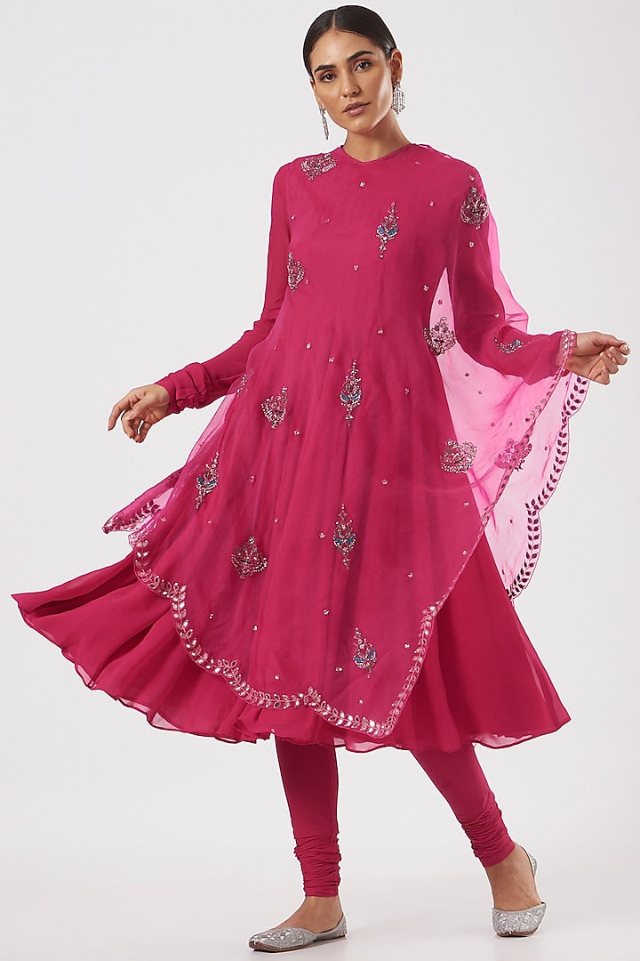 Short Anarkali Cape – NehaTarun - Main Image