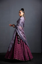 Load image into Gallery viewer, Lehenga High Neck Blouse Set
